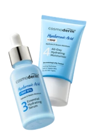 cosmoderm Hyaluronic Acid serum and cream
