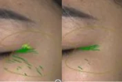 Hydration test, close up